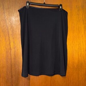 The Limited Black A-Line Midi Skirt for Work